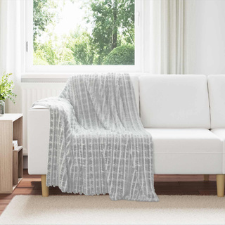 Koce narzutowe 6 pcs Szary 150 x 130 cm Polar