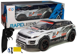 Auto Rajdowe Wyścigowe Sportowe Zdalnie Sterowane RC 1:10 Białe