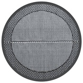 vidaXL Dywan na zewnątrz, szary, Ø200 cm, PP