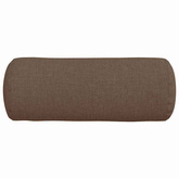 Poduszki Wałkowe 2 pcs Brązowy ? 15 x 40 cm tkanina