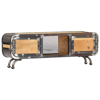 vidaXL Szafka pod TV, 120 x 30 x 42 cm, lite drewno mango