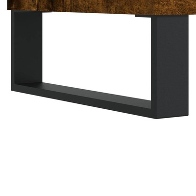 vidaXL Szafka pod TV, przydymiony dąb, 102x36x50 cm