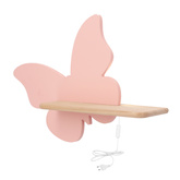 Kinkiet półeczka LED 5W 4000K IQ Kids Butterfly różowy 21-85177