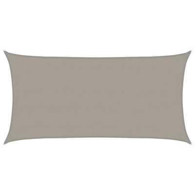 Żagiel przeciwsłoneczny, 160 g/m², jasnoszary, 4x7 m, HDPE