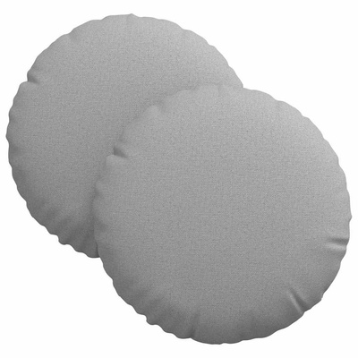 Poduszki na siedziska 2 pcs Szary chmur ?30 x 13 cm tkanina