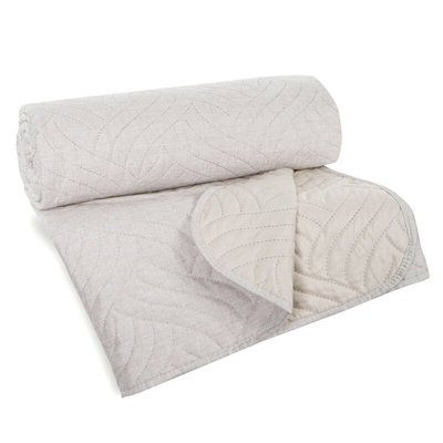 Narzuta Len beżowa 200x220