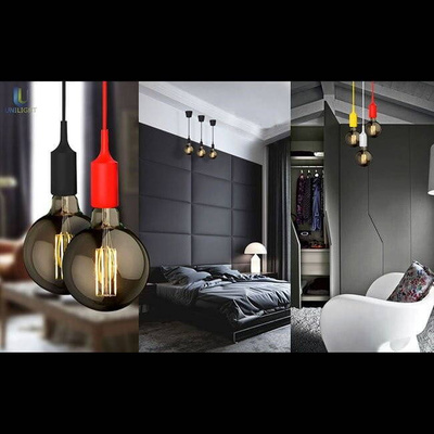 OPRAWA SILIKONOWA LAMPA WISZĄCA LOFT CZARNA E27 1M