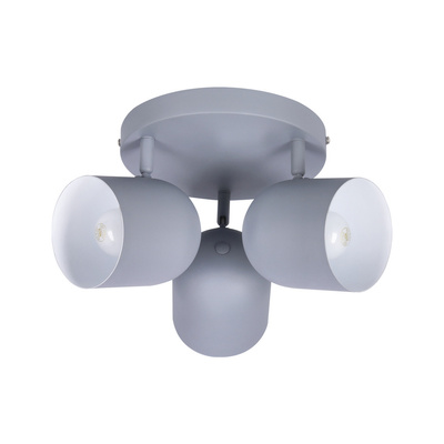 Lampa sufitowa 3xE27 szara 32cm AZURO 98-63236