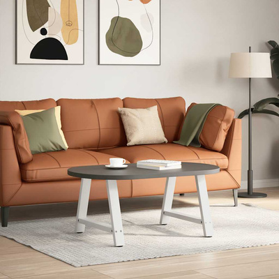 Nogi do stolika kawowego w kształcie litery A 2 szt. Białe 60x(42-43) cm Stal