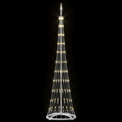 Choinka świąteczna LED Ciepła biel 51 x 51 x 190 cm Metal