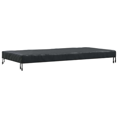 Pokrowiec na Stół 202 x 92 x 15 cm tkanina Prostokątny Czarny
