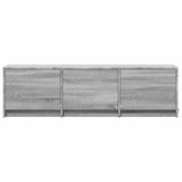 Szafka RTV z LED 140x34x40 cm Szary Sonoma Drewno inżynieryjne