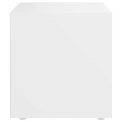 Szafki pod TV 2 szt., białe 37x35x37 cm materiał drewnopochodny