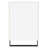 vidaXL Biurko białe z połyskiem, 140x50x75 cm, materiał drewnopochodny