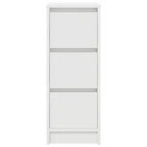 Komoda Biała 29,5x34x76 cm Drewno klejone