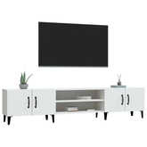 vidaXL Szafka pod TV, biała, 180x31,5x40 cm, materiał drewnopochodny