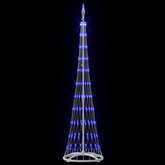 Choinka świąteczna LED Niebieski 51 x 51 x 190 cm Metal