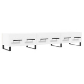 vidaXL Szafka pod TV, biała, 150x36x30 cm, materiał drewnopochodny wariant 5