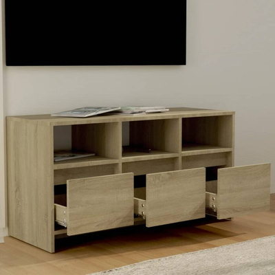 Szafka pod TV, dąb sonoma, 102x37,5x52,5 cm vidaXL