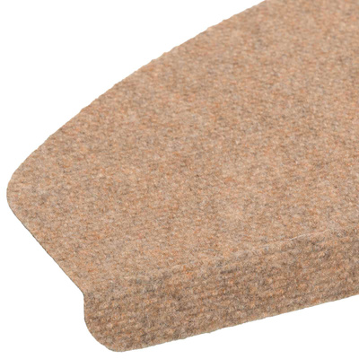 Samoprzylepne maty na schody 15 pcs Beżowy 80 x 28 x 3,5 cm