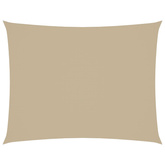 Prostokątny żagiel ogrodowy, tkanina Oxford, 2x3,5 m, beżowy