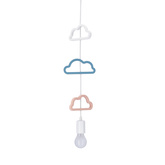 Single Ccc Lampa Wisząca 1X20W E27 Iq Kids Różowy+Niebieski+Biały