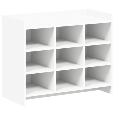 Szafka na buty Biały 85 x 39,5 x 70 cm Drewno inżynieryjne