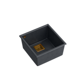 DAVID 40 GraniteQ black diamond/elementy miedziane