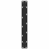 Nogi do stolika kawowego w kształcie litery U 2 szt. Czarne 50x(30-31) cm Stal
