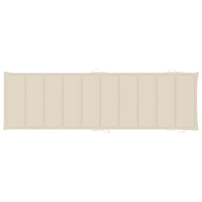 vidaXL Leżaki z poduszkami i stolikiem, 2 szt., lite drewno akacjowe