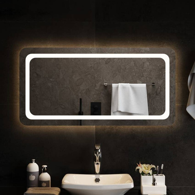 Lustro łazienkowe z LED, 100x50cm vidaXL
