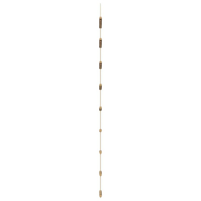 Dekoracja ścienna, drabinka, 50x150 cm, naturalna gałąź