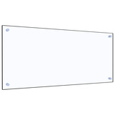 Panel ochronny do kuchni, przezroczysty, 90x40 cm, szkło