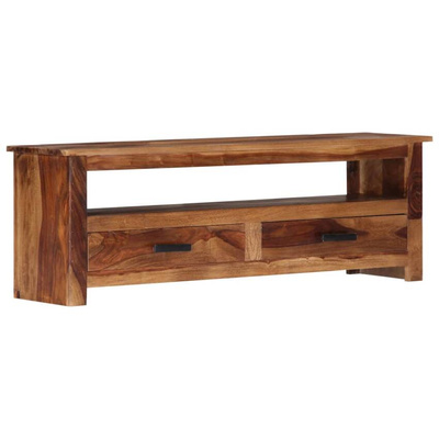 vidaXL Szafka pod TV, 118x30x40 cm, lite drewno sheesham