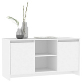 vidaXL Szafka pod TV, biała, 102x37,5x52,5 cm, materiał drewnopochodny