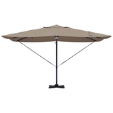 Parasol plażowy Ze LED Lights Ciemnoszary 351 x 250 x 253 cm