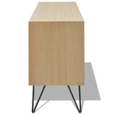 vidaXL Szafka pod TV z MDF, 120x30x50 cm, brązowa