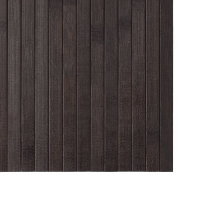 vidaXL Dywan prostokątny, ciemnobrązowy, 100x400 cm, bambusowy