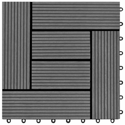 Płytka Tarasowa 11 pcs Szary 30 x 30 cm