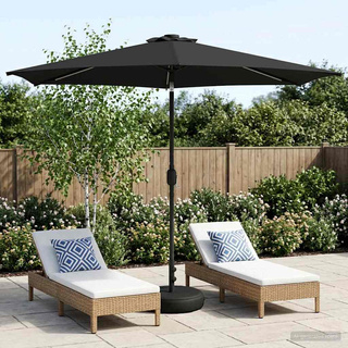 Parasol ogrodowy z oświetleniem LED i podstawą 300 x 300 cm