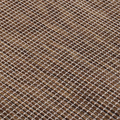 vidaXL Dywan zewnętrzny o płaskim splocie, 80x250 cm, brązowy