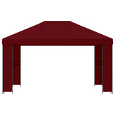 Altana 4 × 3 m bordowy Poliester i Stal 190 gsm