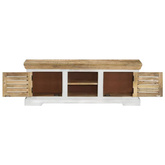 vidaXL Szafka pod TV, 110x30x40 cm, lite drewno mango
