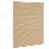 Żaluzja wenecka Jasnobrązowy ze wzorem 150 x 110 cm 25 mm PVC