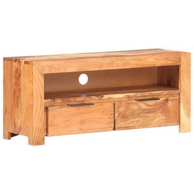 vidaXL Szafka pod TV, 90x30x40 cm, lite drewno akacjowe