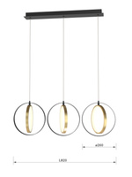 Lampa wisząca VALLA 7134-0310
