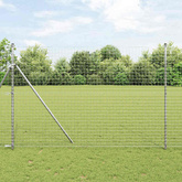 Wbudowany słupek ogrodzeniowy 13 szt. srebrny