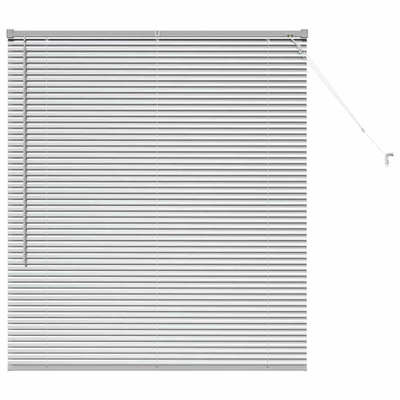 Żaluzje weneckie Srebrny 130 x 120 cm Aluminium