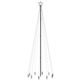 Choinka z kołkiem gruntowym, 310 ciepłych białych LED, 300 cm