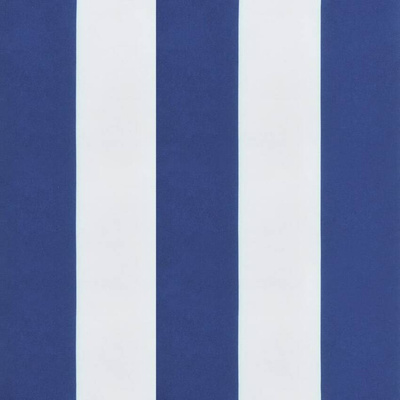 vidaXL Poduszka na leżak, niebiesko-białe paski, tkanina Oxford